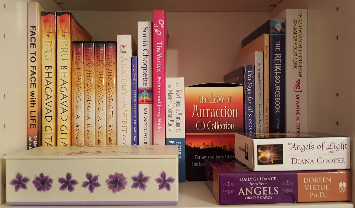 spiritual shelfie