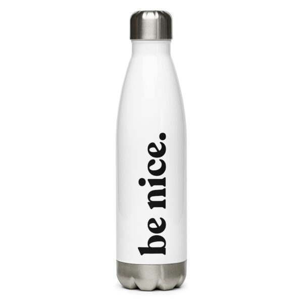 Be Nice | Stainless Steel Water Bottle