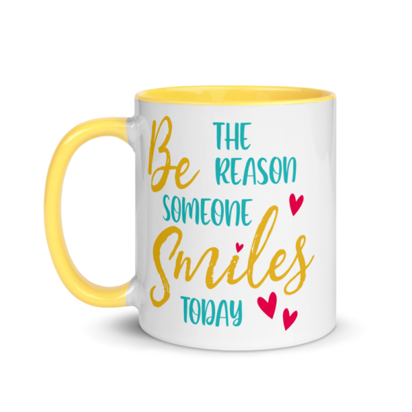 Be the Reason Someone Smiles Today | Ceramic Mug - Image 2