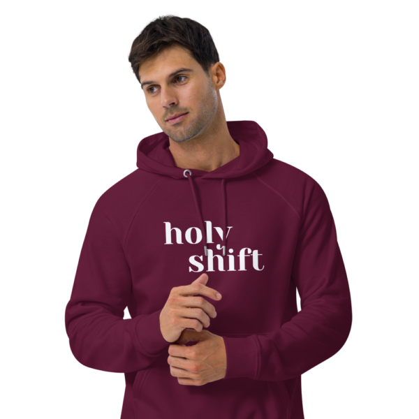 Holy Shift | Eco Raglan Hoodie - Image 2