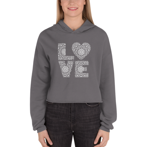 Love | Cropped Hoodie - Image 2