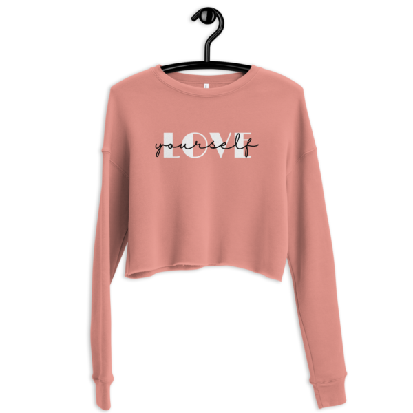 Love Yourself | Cropped Sweatshirt - Image 3