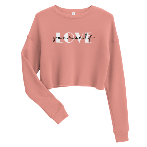 Love Yourself | Cropped Sweatshirt - Image 4