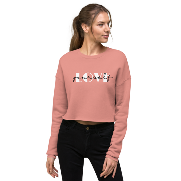 Love Yourself | Cropped Sweatshirt - Image 2