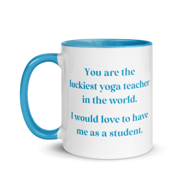 Luckiest Yoga Teacher | Ceramic Mug - Image 2