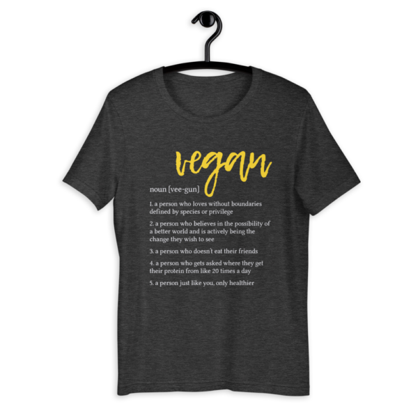 Vegan Definition | Unisex Classic T-Shirt - Image 3