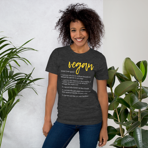 Vegan Definition | Unisex Classic T-Shirt - Image 4