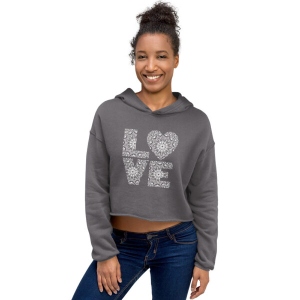 Love | Cropped Hoodie