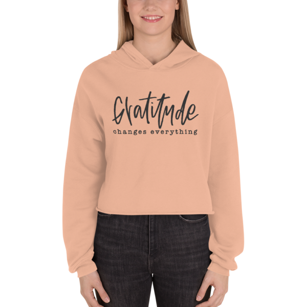 Gratitude Changes Everything | Cropped Hoodie - Image 3