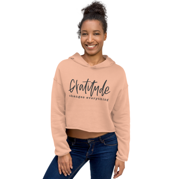 Gratitude Changes Everything | Cropped Hoodie - Image 2