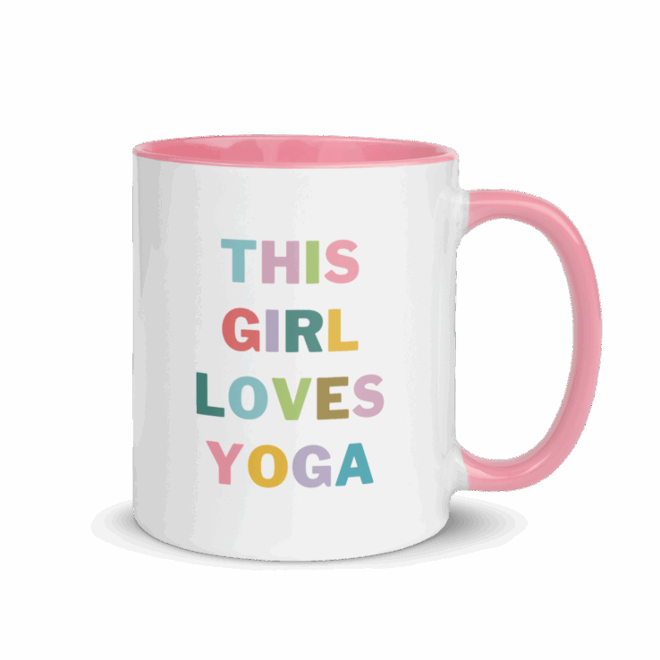 This Girl Loves Yoga | Ceramic Mug